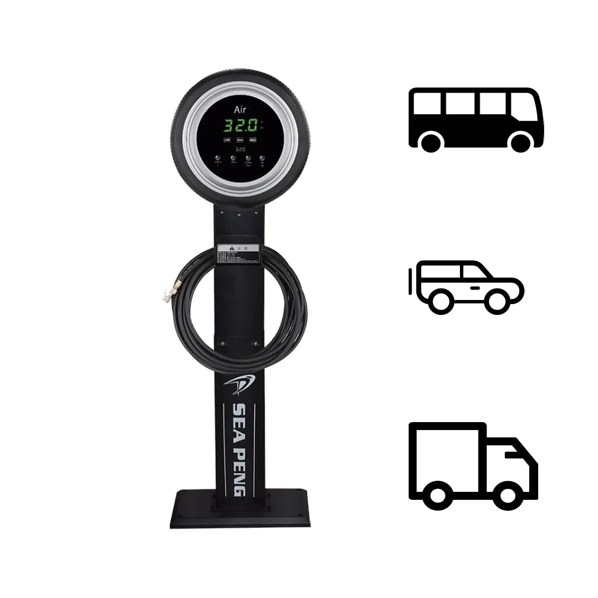 SEAPENG DP-Q02L Professional Vertical Tire Inflator - Image 6