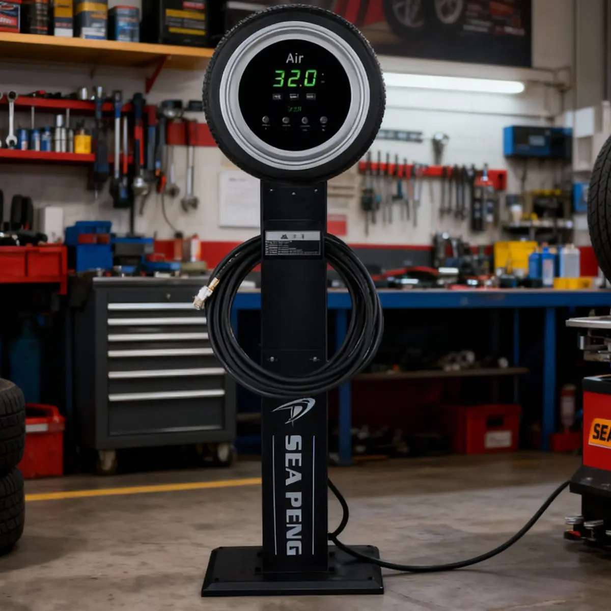 SEAPENG DP-Q02L Professional Vertical Tire Inflator - Image 5